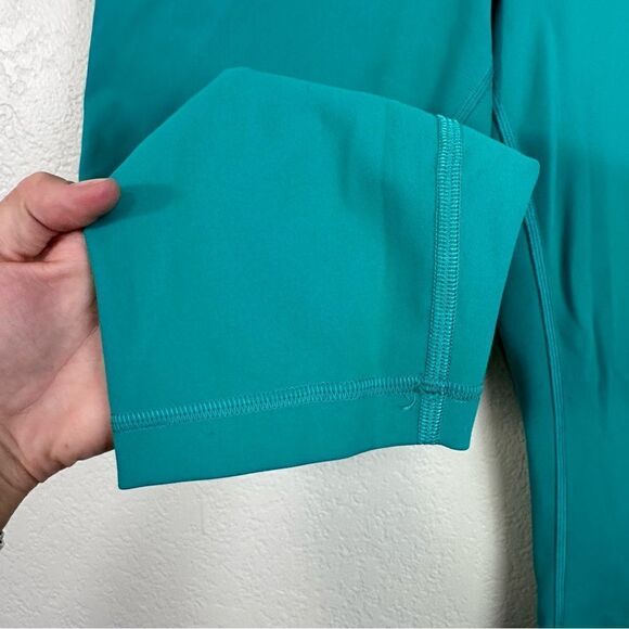 Lululemon Wunder Train High-Rise Crop 23" Maldives Green Size 12 - Picture 5 of 11